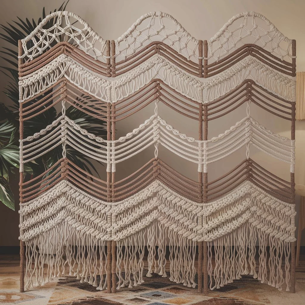 Boho Macrame Divider