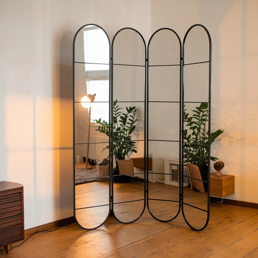 Mirrored Room Divider