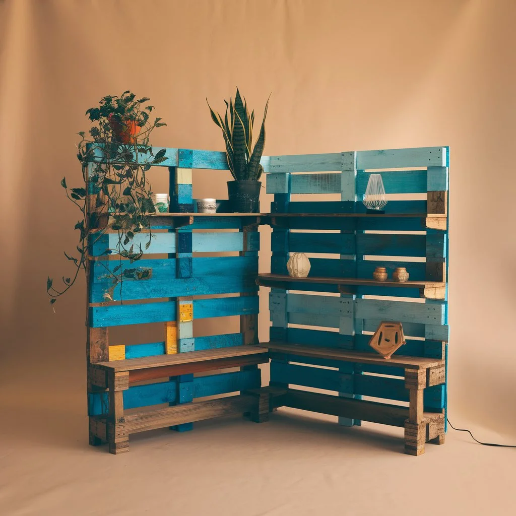 Upcycled Pallet Divider
